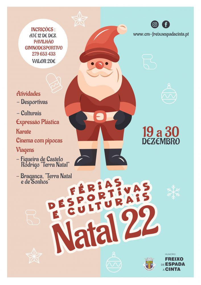Férias Desportivas e Culturais Natal 22