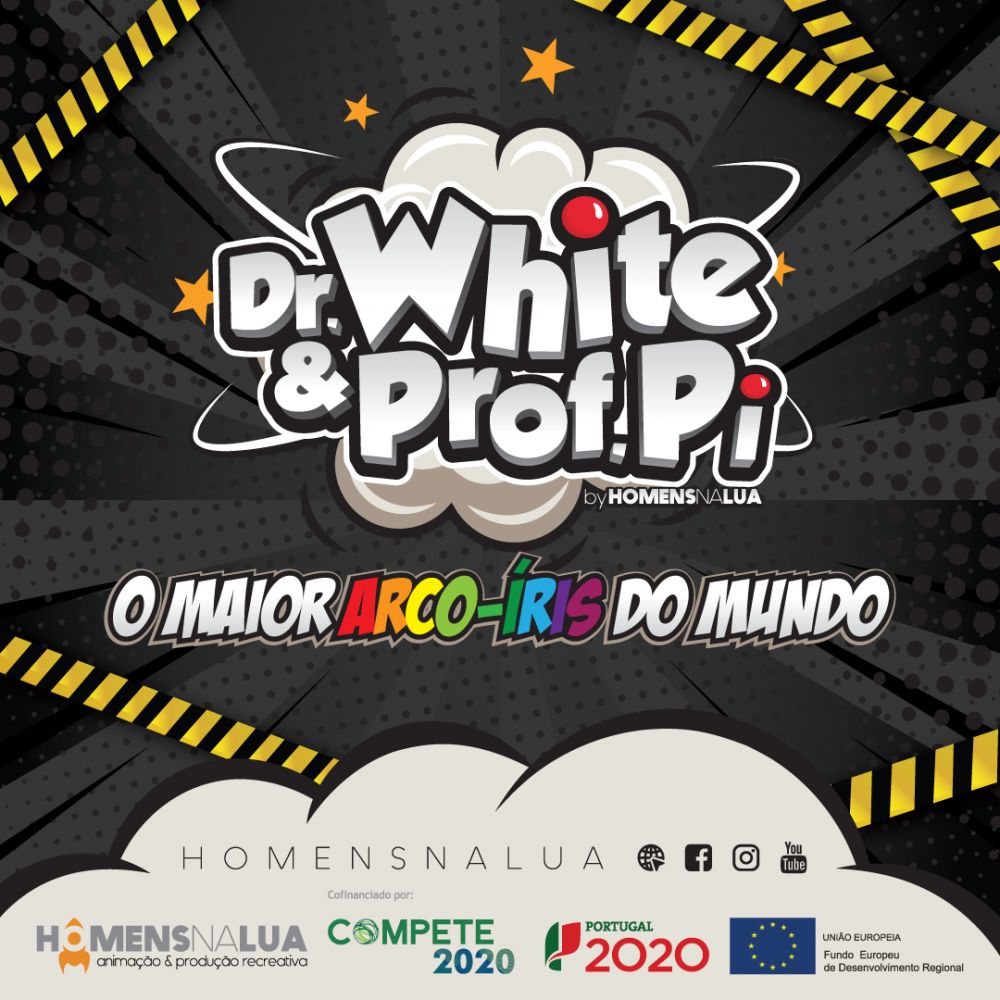 “Dr. White & Prof. Pi e o Maior Arco Íris do Mundo” em cena no Auditório Municipal