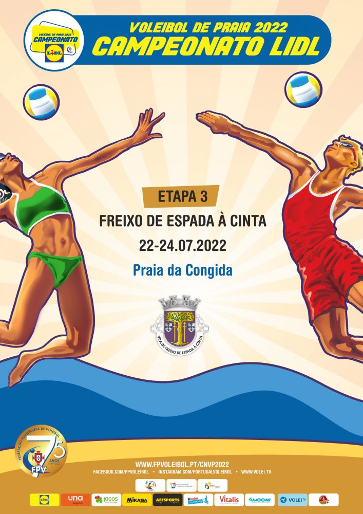 Freixo de Espada à Cinta recebe Campeonato Nacional de Voleibol de Praia