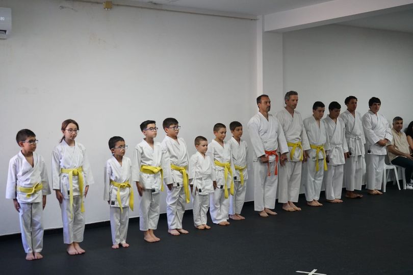 Cerimónia da passagem de cinto de Karaté